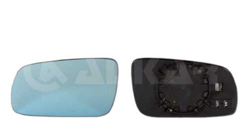 Sticla oglinda, oglinda retrovizoare exterioara stanga (6451500 ALKAR) AUDI