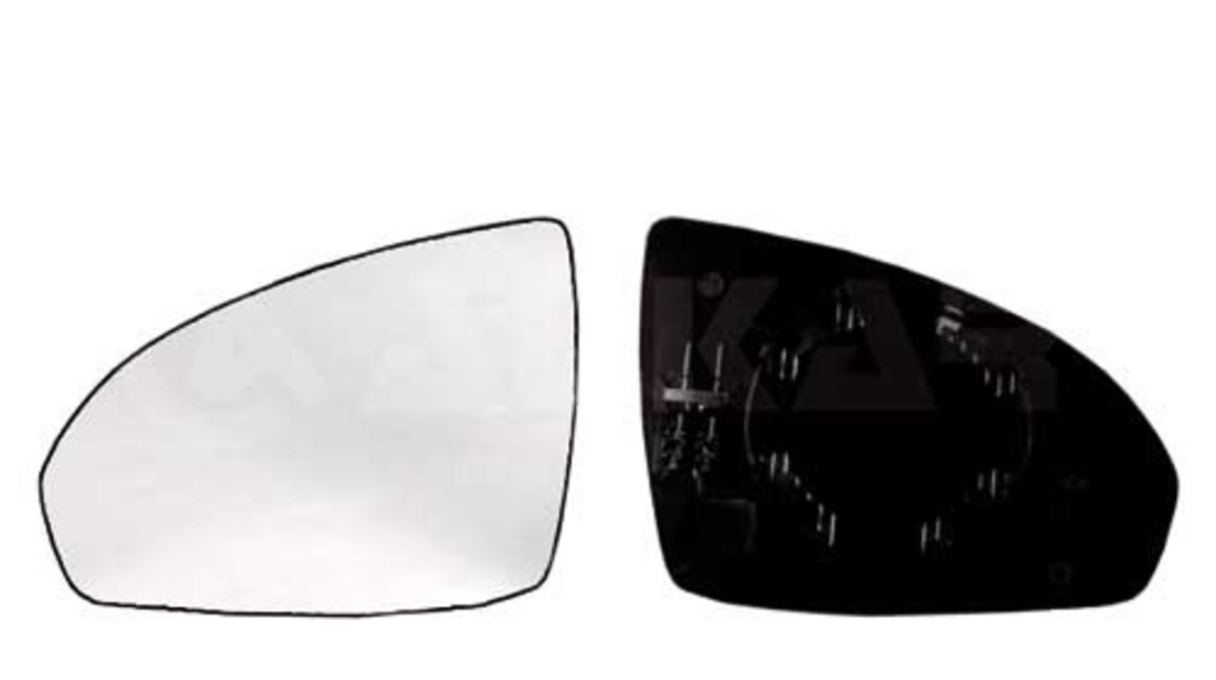 Sticla oglinda, oglinda retrovizoare exterioara dreapta (6402009 AKA) SMART