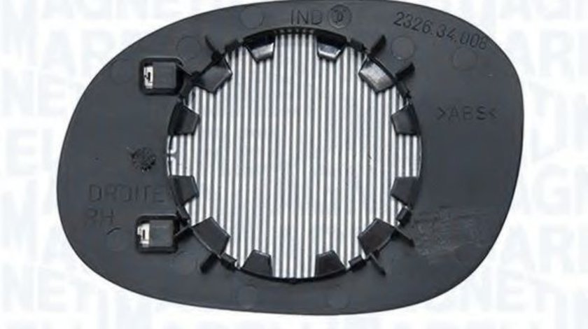 Sticla oglinda, oglinda retrovizoare exterioara CITROEN C3 I (FC) (2002 - 2016) MAGNETI MARELLI 351991304240 produs NOU