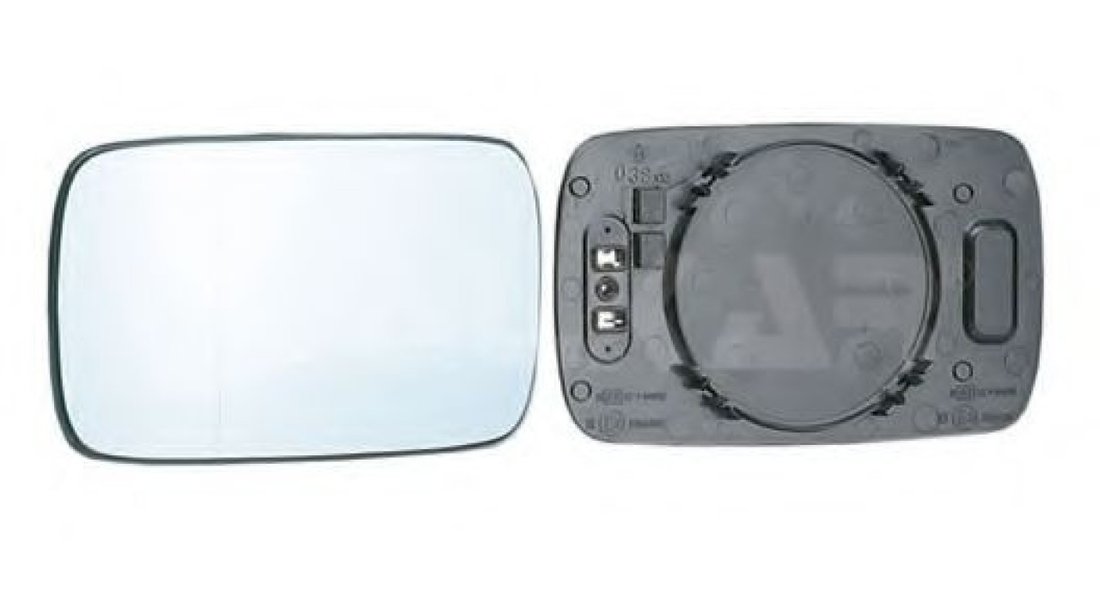 Sticla oglinda, oglinda retrovizoare exterioara BMW Seria 3 Compact (E46) (2001 - 2005) ALKAR 6471849 piesa NOUA