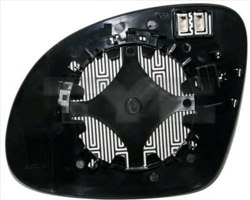 Sticla oglinda, oglinda retrovizoare exterioara SEAT ALHAMBRA (710, 711) (2010 - 2016) TYC 332-0050-...