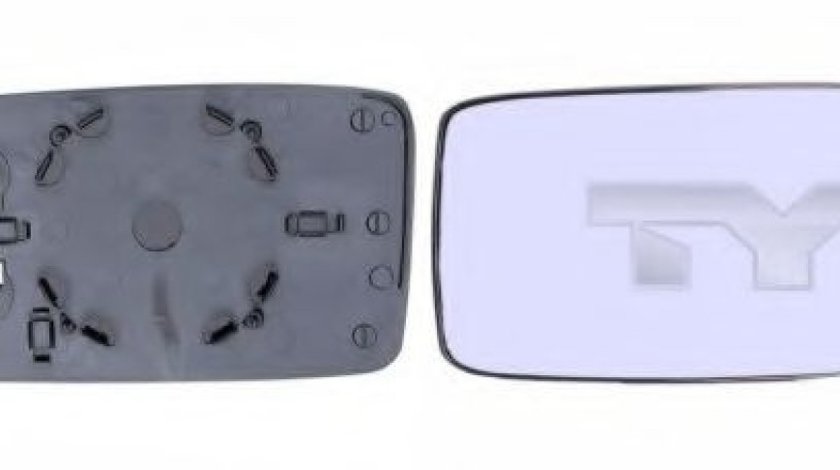 Sticla oglinda, oglinda retrovizoare exterioara SEAT IBIZA II (6K1) (1993 - 1999) TYC 337-0004-1 piesa NOUA