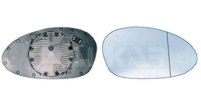 Sticla oglinda, oglinda retrovizoare exterioara dreapta (6413843 ALKAR) BMW