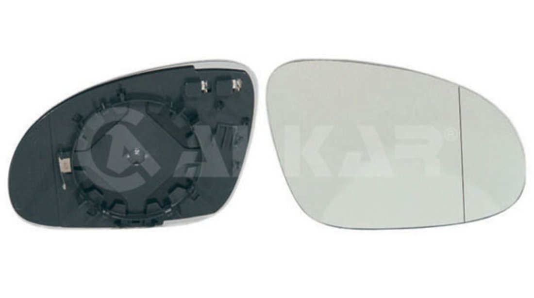 Sticla oglinda, oglinda retrovizoare exterioara dreapta (6432128 AKA) SEAT,SKODA,VW