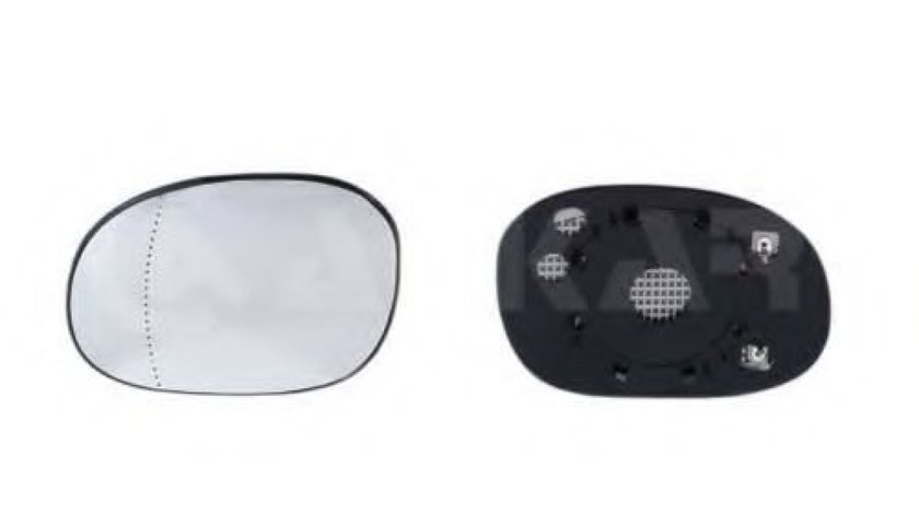 Sticla oglinda, oglinda retrovizoare exterioara PEUGEOT 206 CC (2D) (2000 - 2016) ALKAR 6471283 produs NOU