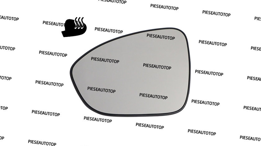 Sticla oglinda stanga Dacia Logan 3 2021-2022 NOUA 963666355R (CU INCALZIRE)
