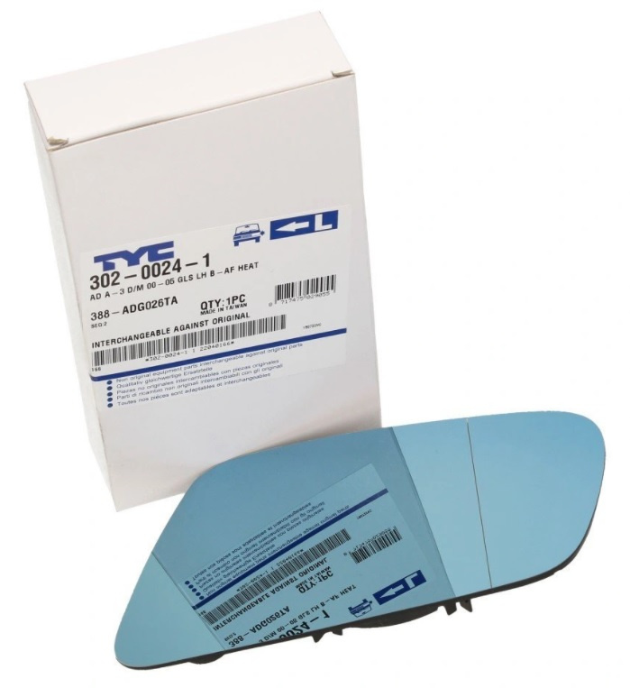 Sticla Oglinda Stanga Tyc Audi A6 C5 1997-2005 302-0024-1