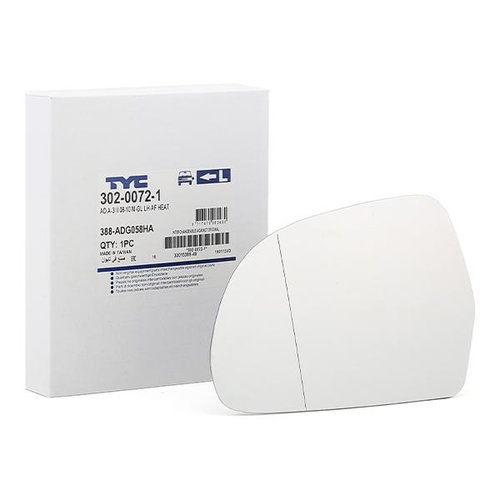 Sticla Oglinda Stanga Tyc Audi A8 4E2, 4E8 2002-2010 302-0072-1