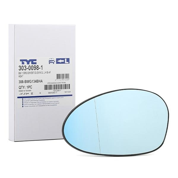 Sticla Oglinda Stanga Tyc Bmw Seria 1 E82 2006-2013 303-0098-1