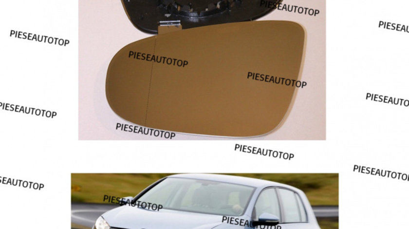 Sticla oglinda stanga Volkswagen Golf 6 2009-2014 NOUA 5K0857521
