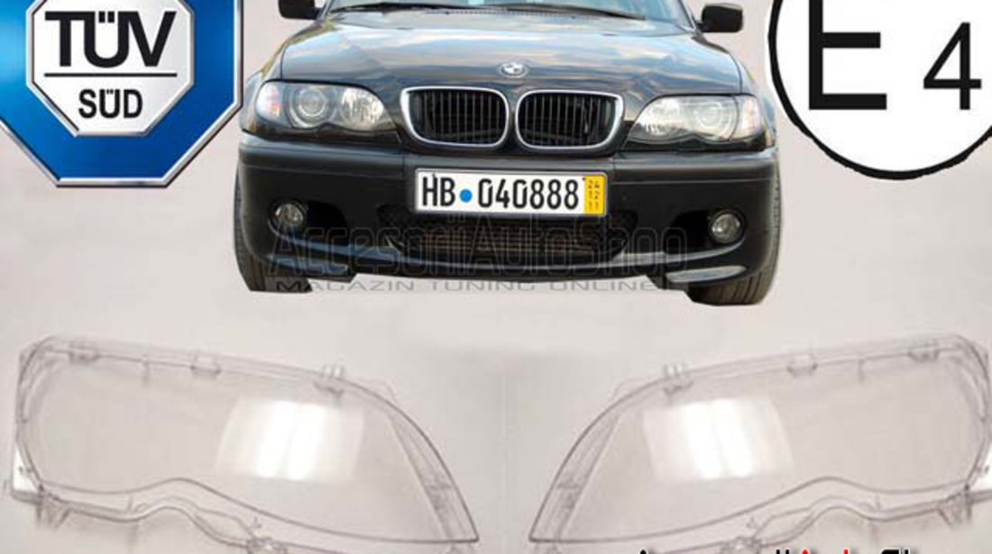 Sticle Far BMW Seria 3 E46 4USI 2002-2005 Facelift