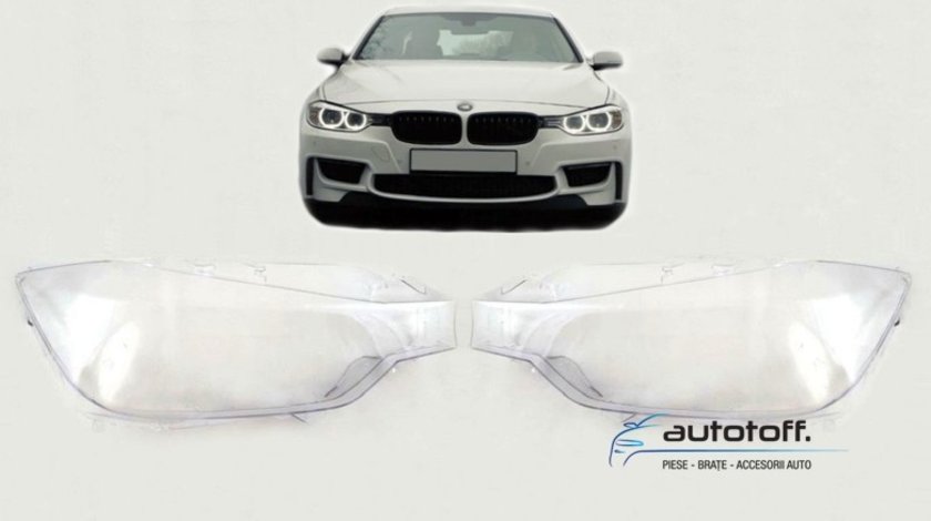 Sticle faruri BMW Seria 3 F30 (2015-2018) Facelift