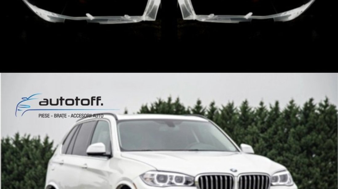 Sticle faruri BMW X5 F15 (2013-2018)