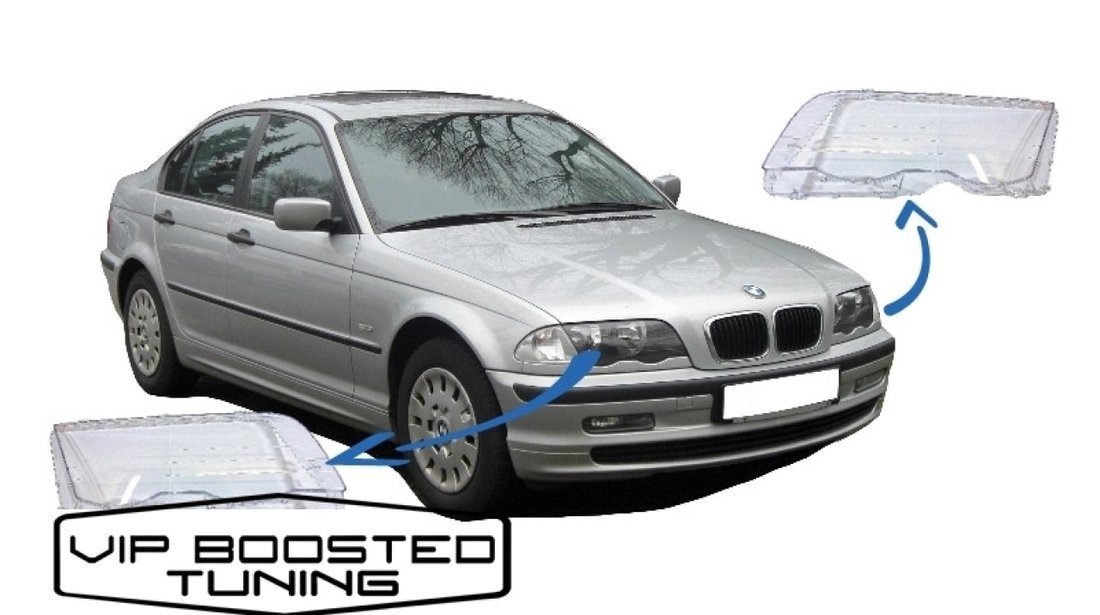 Sticle Faruri compatibil cu BMW Seria 3 E46 (1998-2001) Pre Facelift