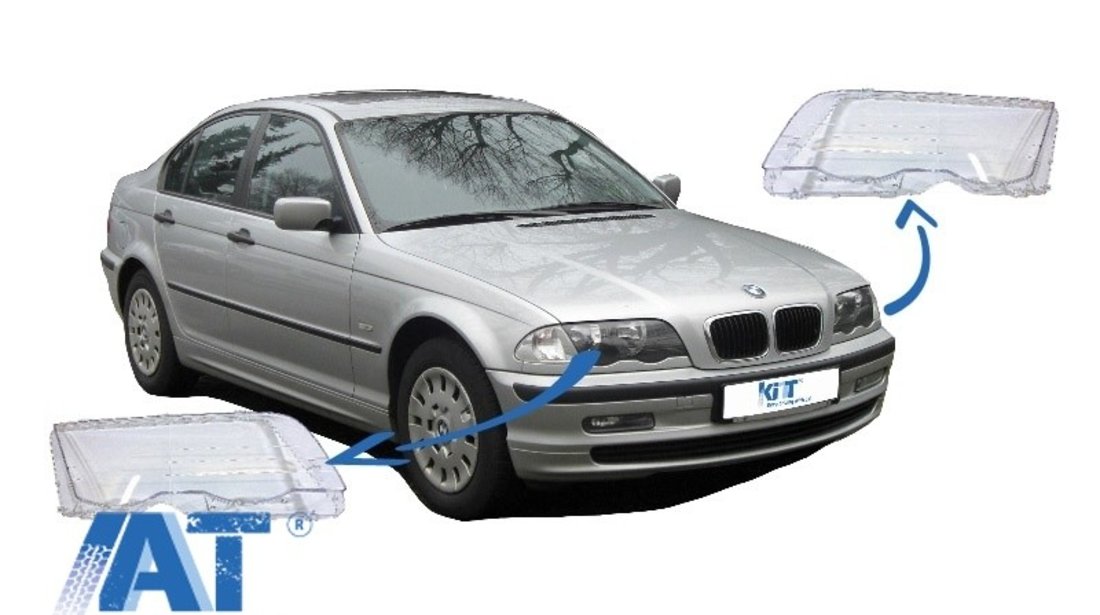 Sticle Faruri compatibil cu BMW Seria 3 E46 (1998-2001) Pre Facelift