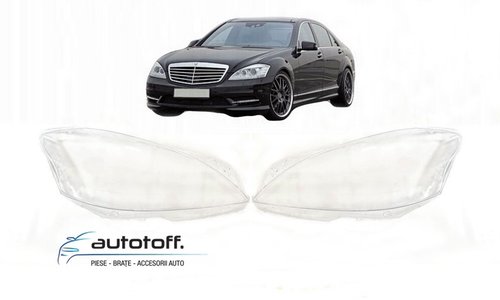 Sticle faruri W221 Mercedes S-Class Facelift (2009-2013)