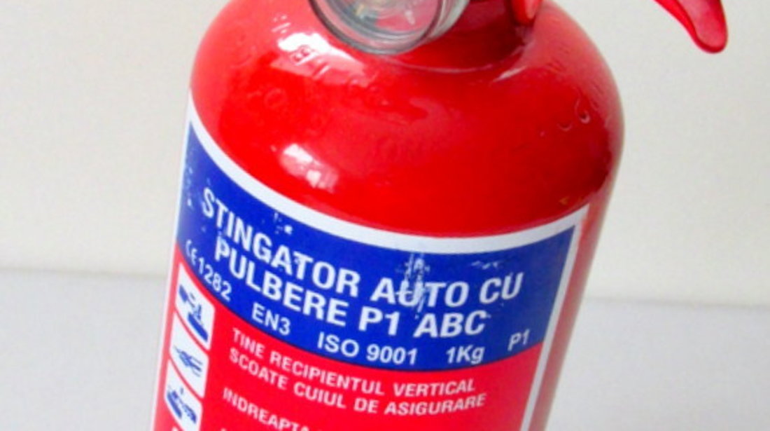 Stingator 1 Kg cu pulbere ABC si cu ceas,