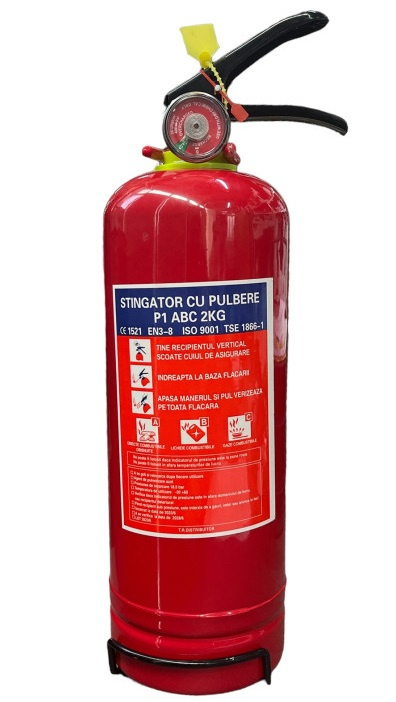 Stingator Auto Cu Pulbere Cu Manometru 2KG 220823-1