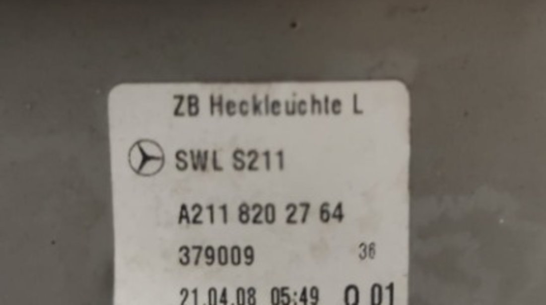 Stop aripa stanga Mercedes E-class S211 W211 3.0 DCI cod motor 642920 an 2008 cod A2118202764