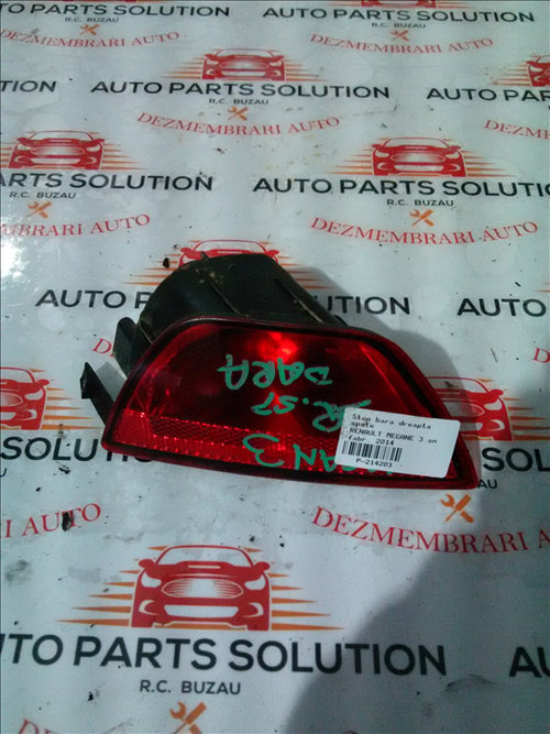Stop bara dreapta spate RENAULT MEGANE 3 an fabr. 2014