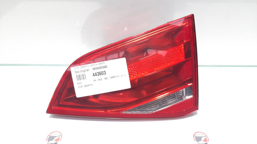 Stop dreapta capota spate, Audi A4 (8K2, B8) [Fabr 2008-2015] 8K5945094D (id:4434603)