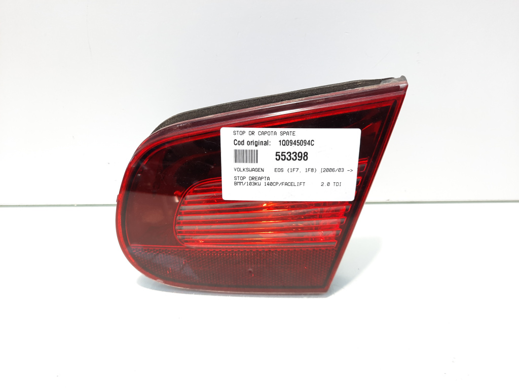Stop dreapta capota spate, cod 1Q0945094C, VW Eos (1F7, 1F8) (id:553398)