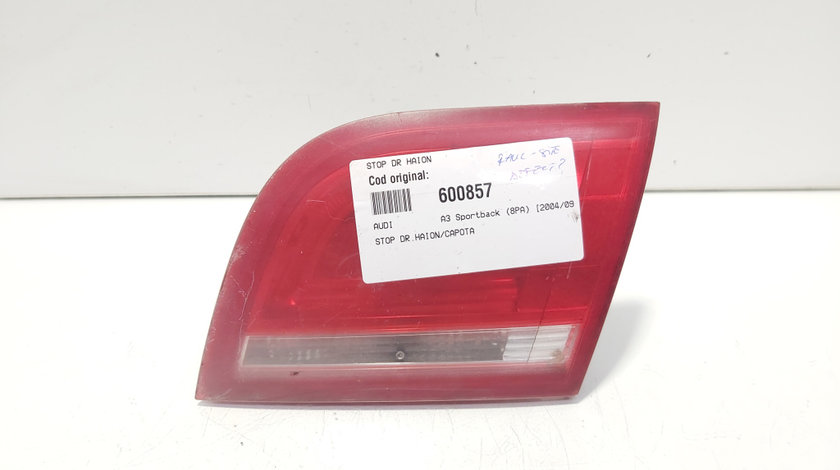 Stop dreapta haion, Audi A3 Sportback (8PA)(id:600857)