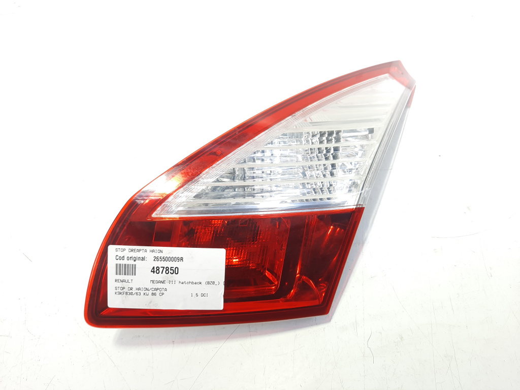 Stop dreapta haion, cod 265500009R, Renault Megane 3 (id:487850)