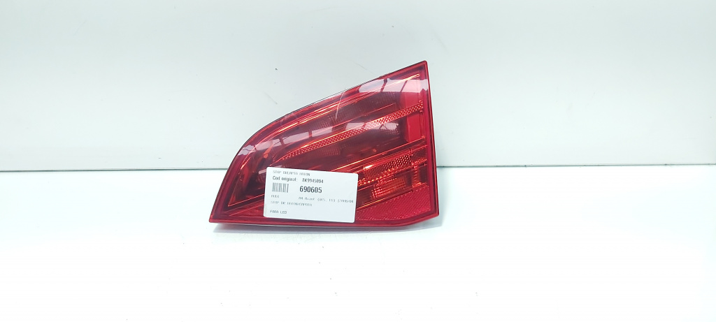 Stop dreapta haion, cod 8K9945094, Audi A4 Avant (8K5, B8) (id:690605)