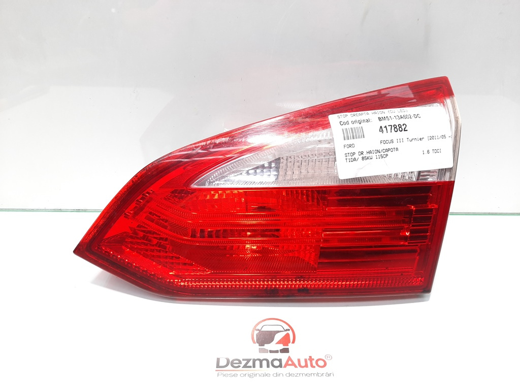 Stop dreapta haion, Ford Focus 3 Turnier [Fabr 2010-2018] BM51-13A602-DC (id:417882)