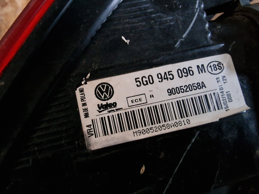 Stop Dreapta Vw Golf 7 2015 cod 5G0945096M