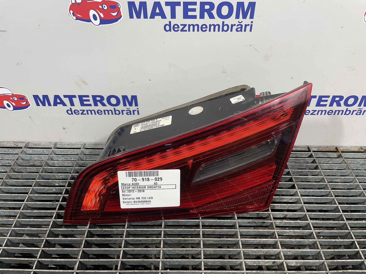 STOP INTERIOR DREAPTA AUDI A3 A3 - - (2012 2016)