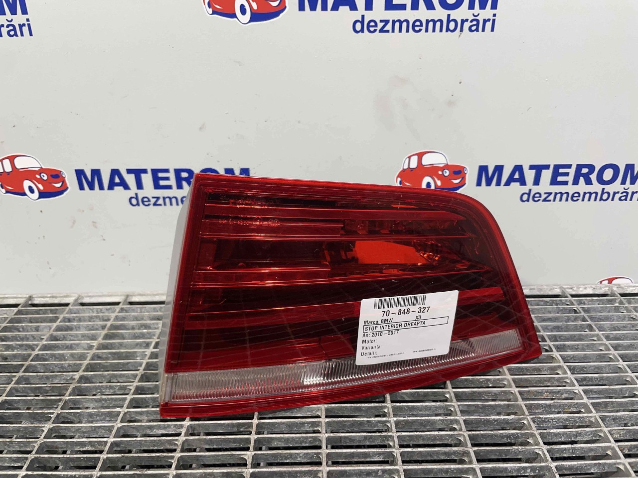 STOP INTERIOR DREAPTA BMW X3 X3 - - (2010 2017)