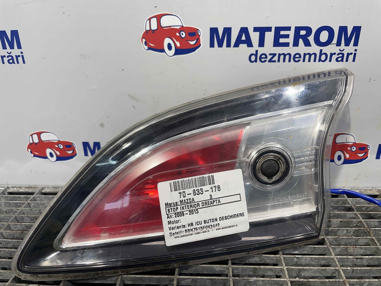 STOP INTERIOR DREAPTA MAZDA 3 3 - - (2009 2013)
