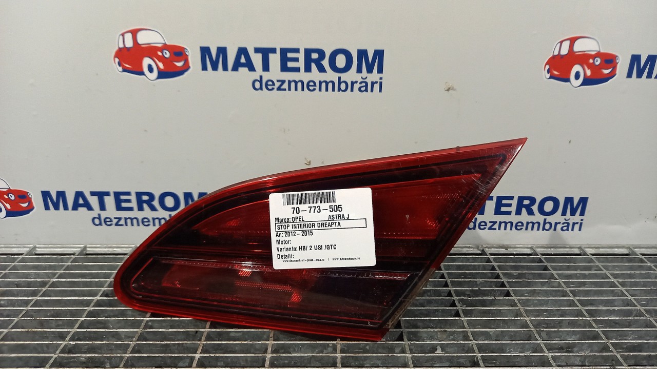 STOP INTERIOR DREAPTA OPEL ASTRA J - - (2012 2015)