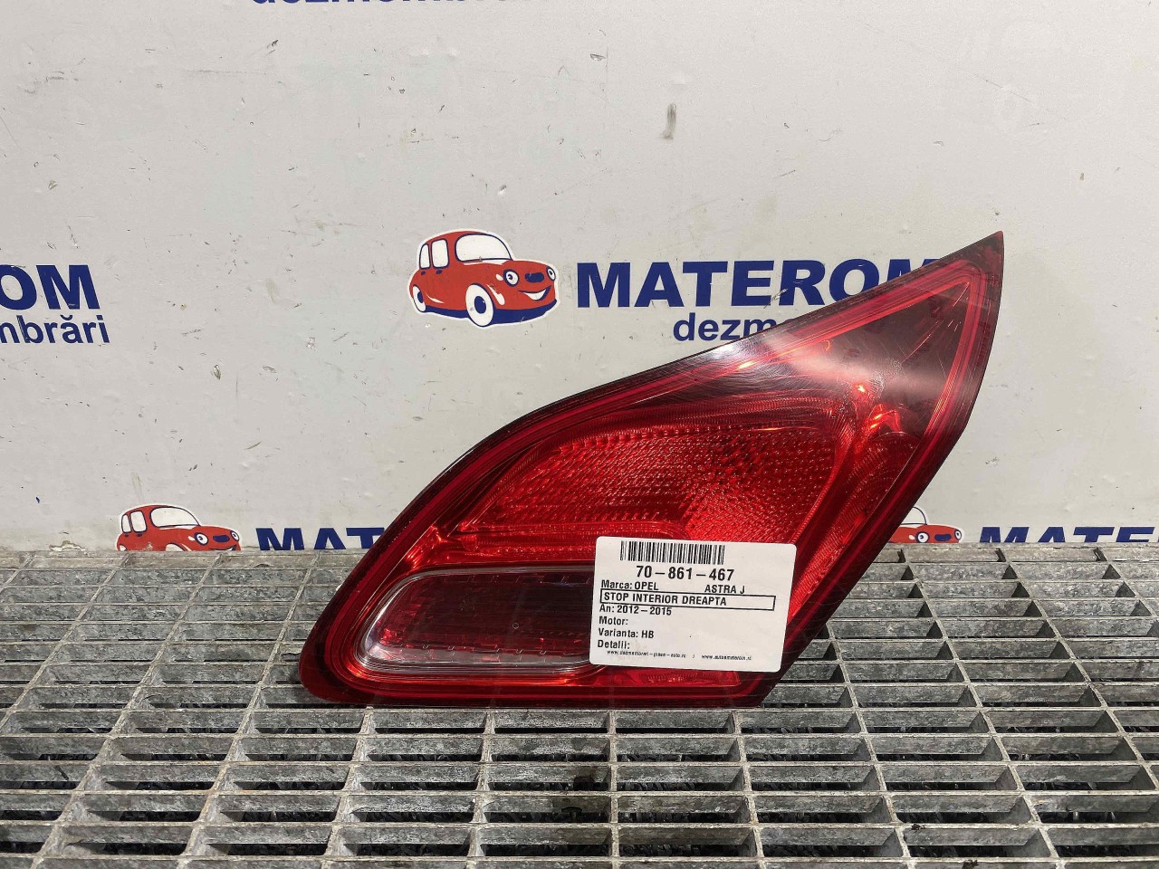 STOP INTERIOR DREAPTA OPEL ASTRA J - - (2012 2015)