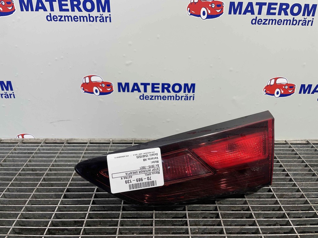 STOP INTERIOR DREAPTA OPEL ASTRA K - - (2015 2021)