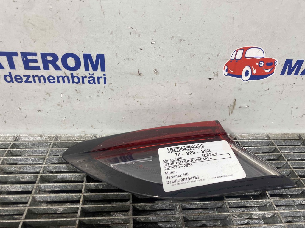 STOP INTERIOR DREAPTA OPEL CORSA F - - (2019 2023)