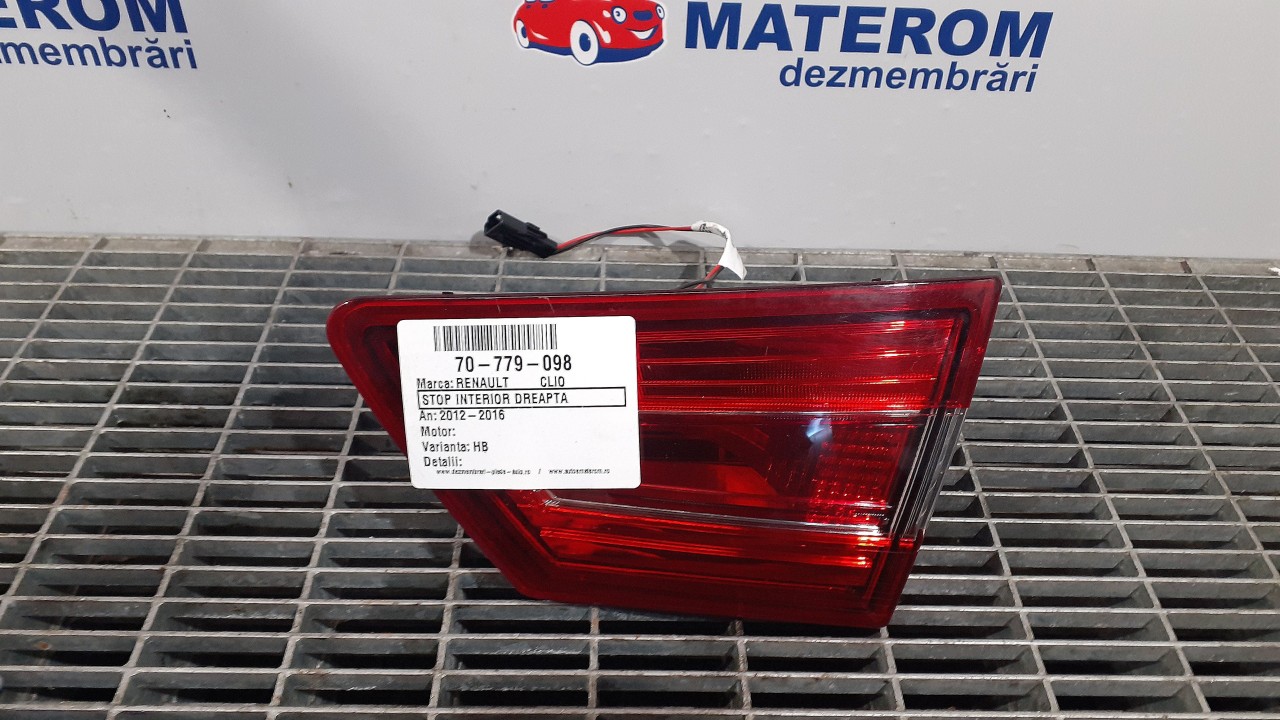 STOP INTERIOR DREAPTA RENAULT CLIO CLIO - - (2012 2016)