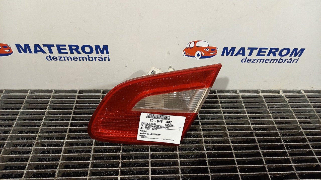 STOP INTERIOR DREAPTA SKODA SUPERB - - (