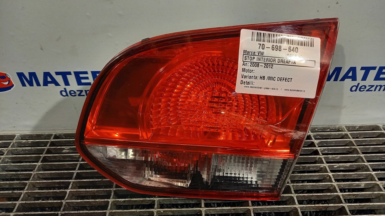 STOP INTERIOR DREAPTA VW GOLF VI - - (2008 2012)