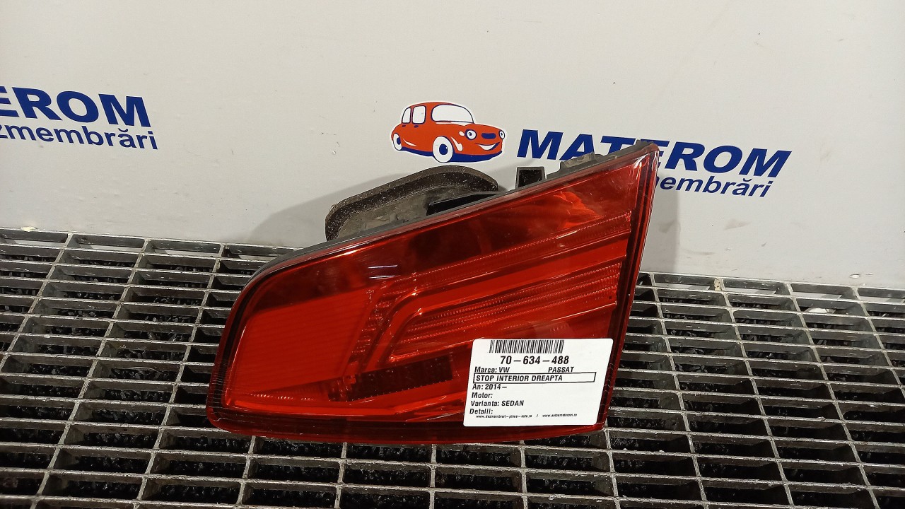STOP INTERIOR DREAPTA VW PASSAT - - (2014 2019)