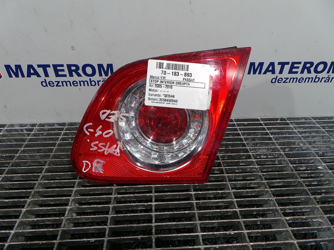 STOP INTERIOR DREAPTA VW PASSAT PASSAT - - (2005 2010)