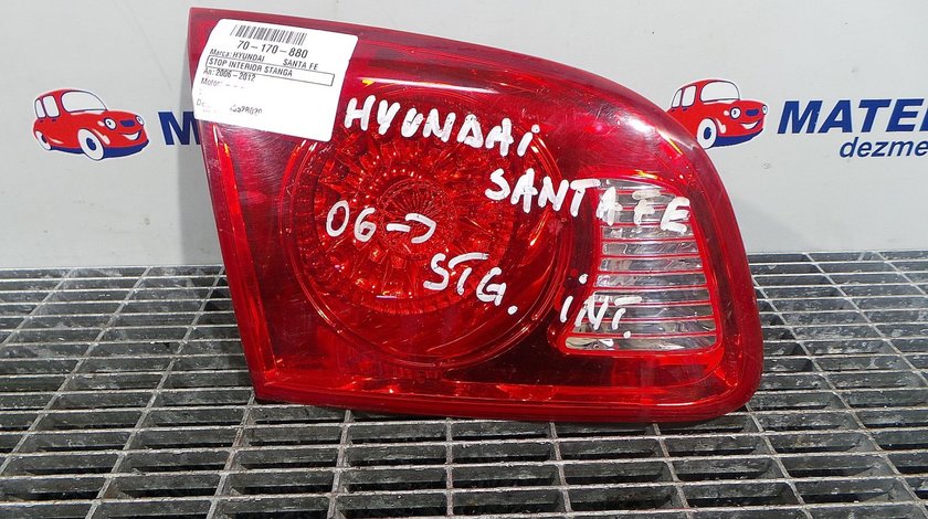 STOP INTERIOR STANGA HYUNDAI SANTA FE SANTA FE - (2006 2012)