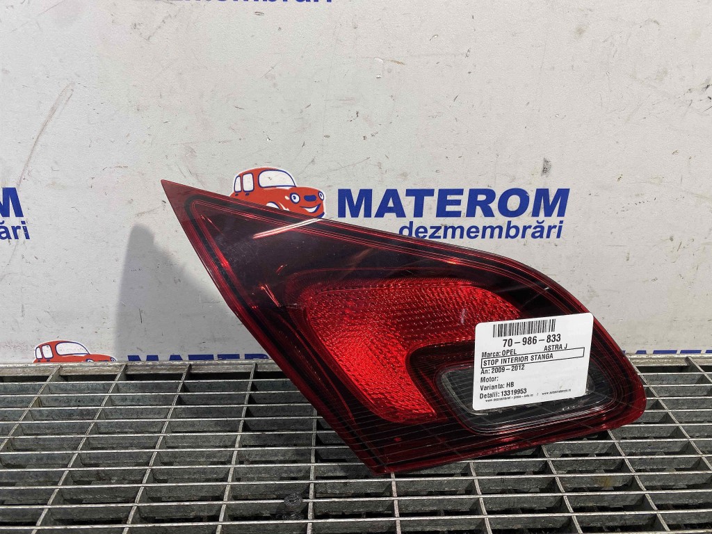STOP INTERIOR STANGA OPEL ASTRA J - - (2009 2012)