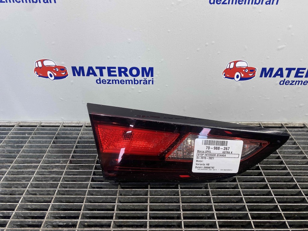 STOP INTERIOR STANGA OPEL ASTRA K - - (2