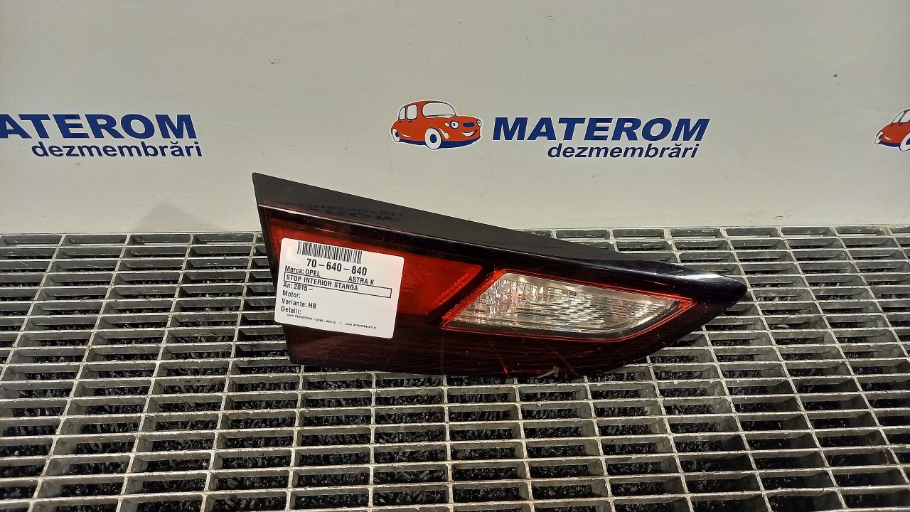 STOP INTERIOR STANGA OPEL ASTRA K - - (2015 2021)