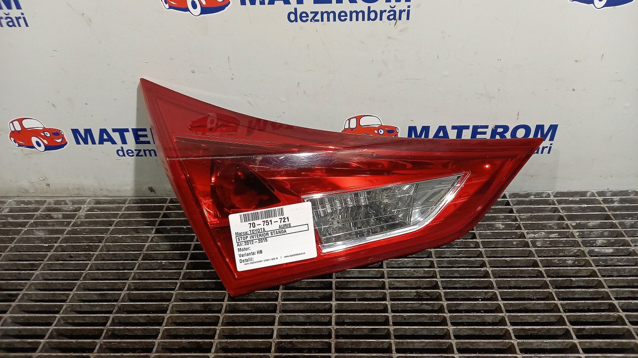 STOP INTERIOR STANGA TOYOTA AURIS - - (2012 2015)