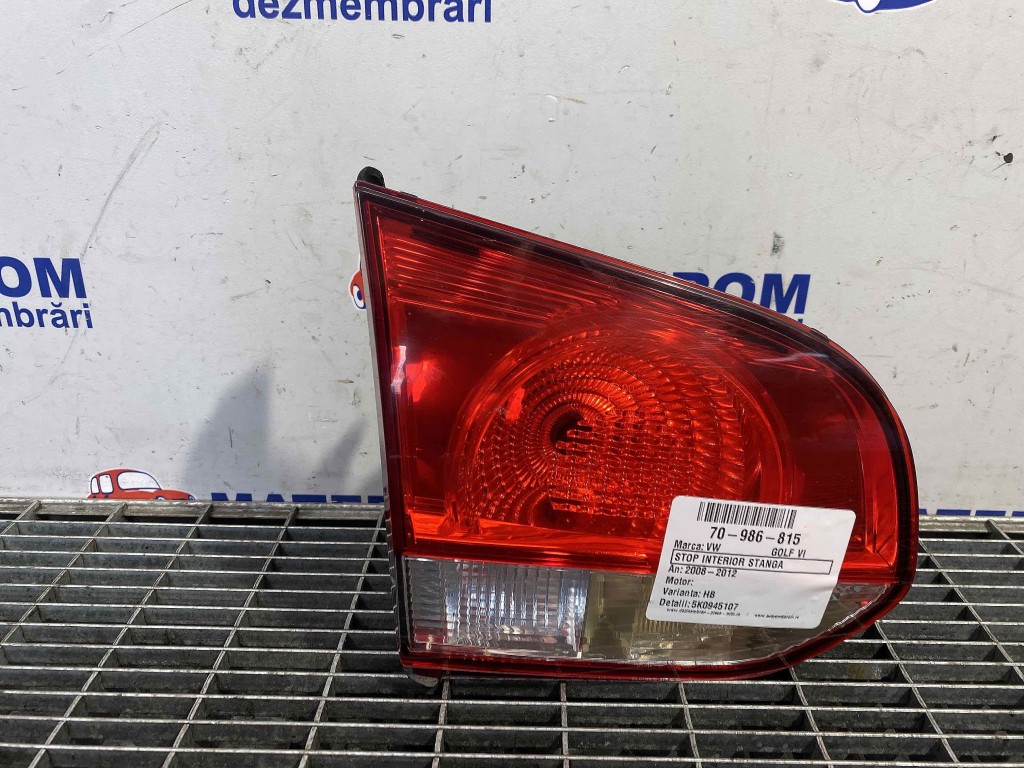 STOP INTERIOR STANGA VW GOLF VI - - (2008 2012)