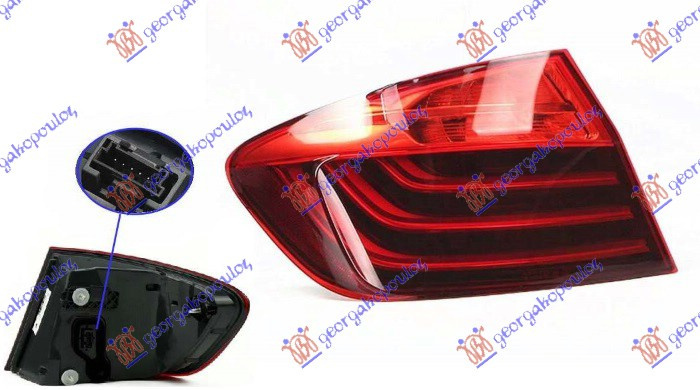 Stop Lampa Spate - Bmw Series 5 (F10/11) 2013 , 63217306161